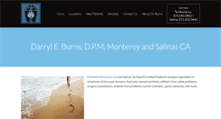 Desktop Screenshot of drdarrylburns.com
