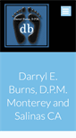 Mobile Screenshot of drdarrylburns.com